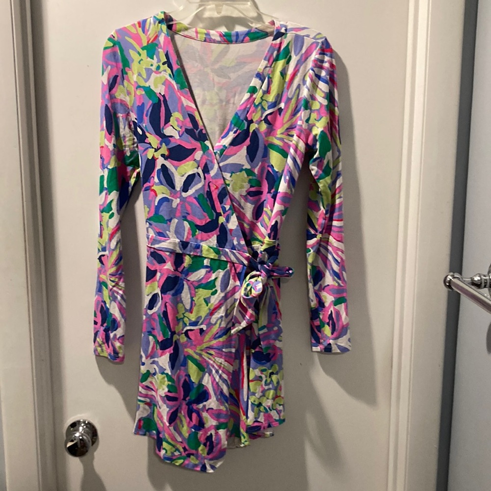 Lilly Pulitzer Karly Wrap Romper size small